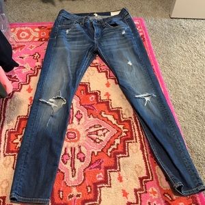 Like New Rag & Bone Cropped Skinny Jean